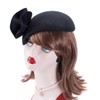 Lawliet Womens Teardrop Wool Felt Fascinator Tam Beret Casque Cocktail
