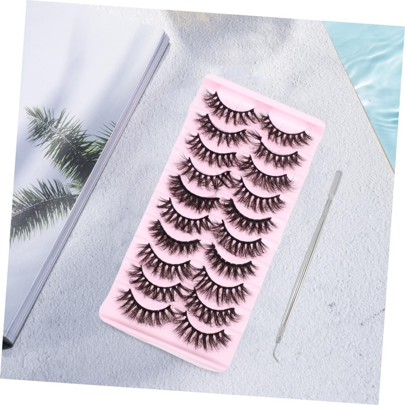 Healeved Ergonomic Handle Lash Brush Stainless Steel Eyelash Separator Tool