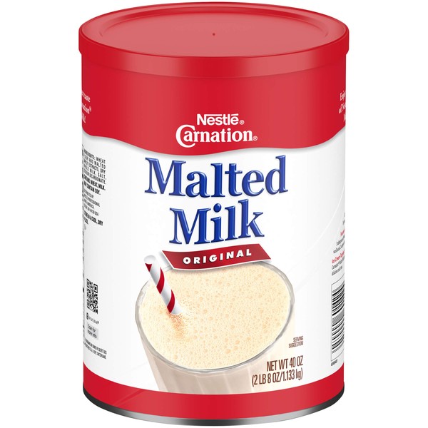 Carnation Malted Milk, 40 Ounce Can (Dry Shelf Stable Malted