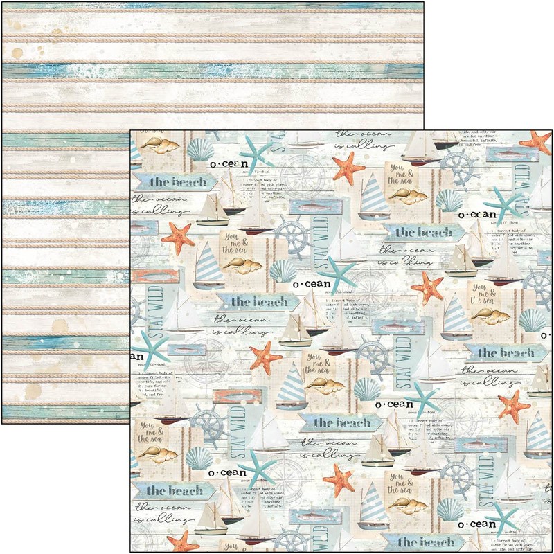 Ciao Bella Summer Breeze 12"x12" Patterns Pad - 190gsm