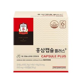 Jongkwanjang 홍삼캡슐플러스 (650mg) Red Ginseng Capsule Plus (650mg)