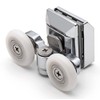 ShowerPart Twin/Double Top Shower Door Rollers/Wheels/Runners L020, Shower Door Wheel