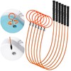 TONKI 25 Inch Drain Snake Hair Clog Remover Tool, 6