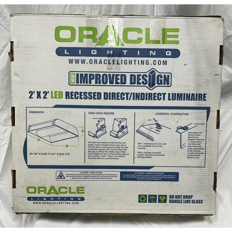 Elite LED Lighting Oracle/Elite 2'x2' LED shallow recessed volumetric luminaire