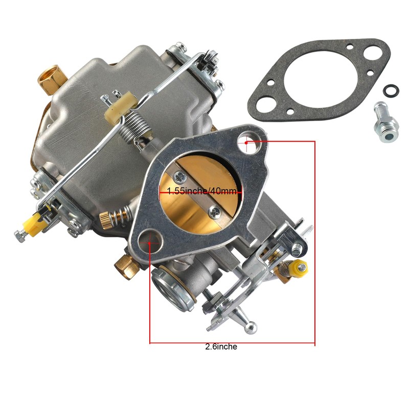 Autolite 1100 1 Barrel manual choke Carburetor Replacement For 1964-1968