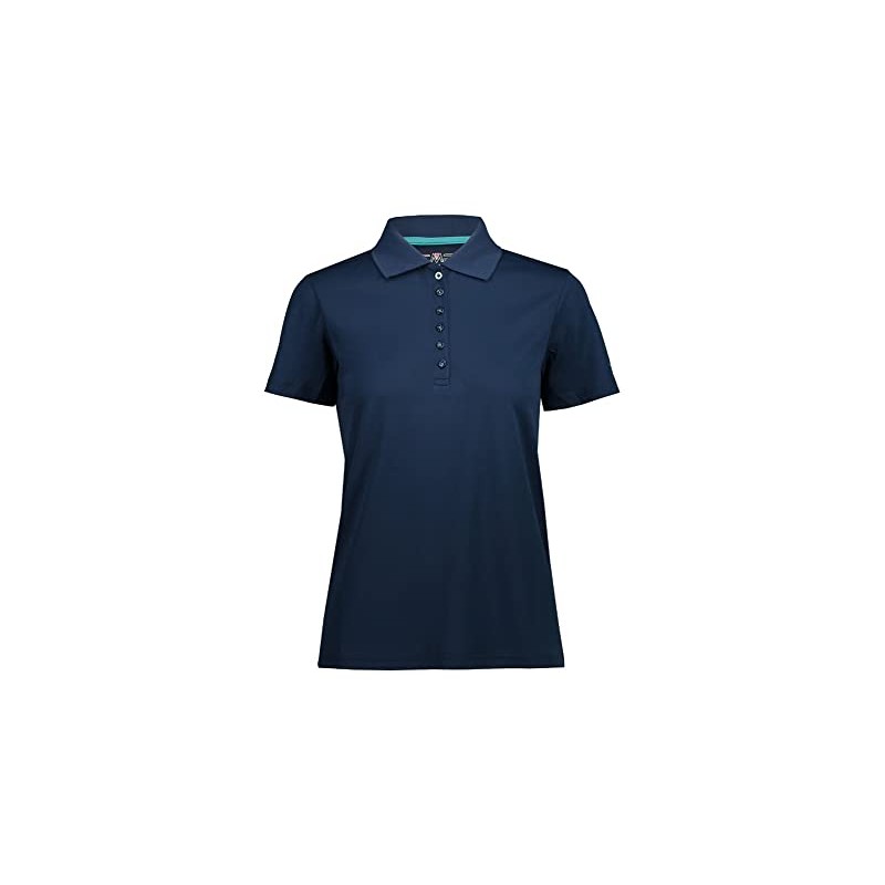 CMP Maglietta Polo da Donna, Colore Blu