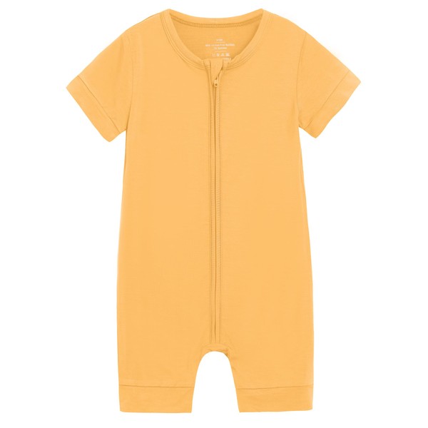 BambooBud Baby Boys Girls Rompers Unisex Jumpsuits Zippered Infant Sleep