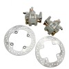 LYK Rear Brake Calipers & Brake Rotors for Yamaha Grizzly