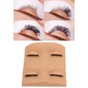 Lash Mannequin Head 2 Pairs Removable Replacement Eyes 3D Simulation