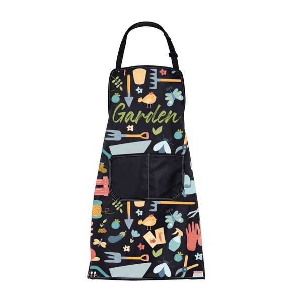 FUSTMW Garden Apron With Pockets Garden Lovers Gifts Gardening Apron