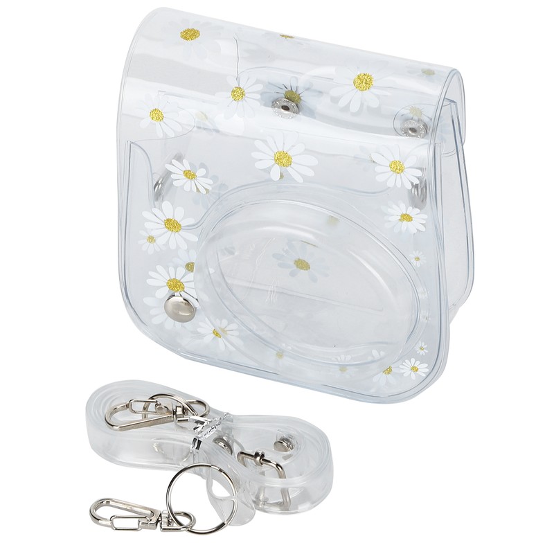 Transparent Camera Bag Daisy Pattern Single Shoulder Mini Photography Tool