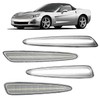 ROCCS C6 Corvette Side Marker Lights Compatible with Chevy Corvette