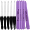 Pingispower 10PCS Metal Nail File and Buffer Block Kit, Professional