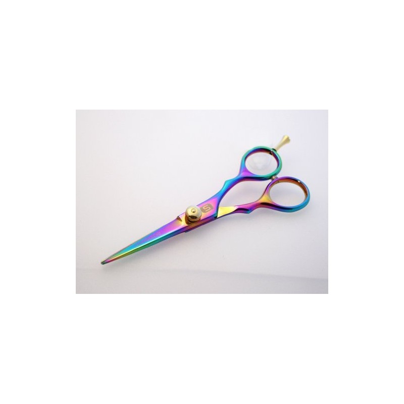 Professionelle Haarscheren, scharfe Haarschere, Titan, 13cm, mit Etui