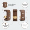 1 Pack Magnetic Brass Doorbell, Clear Sound Door Chime, Hands-Free