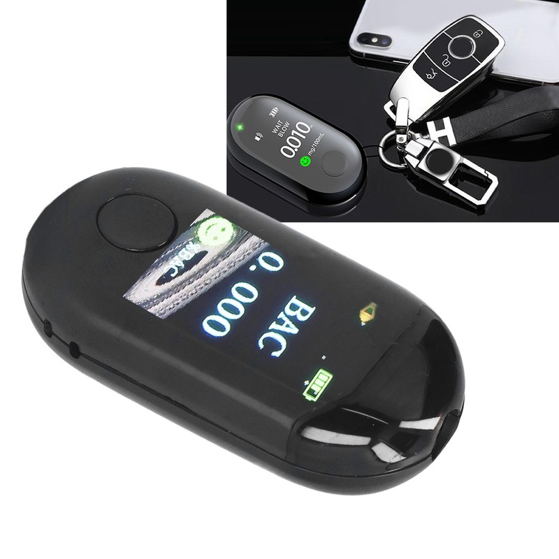 Alcohol Tester USB Charging Contactless Accurate Mini Breath Alcohol Detector