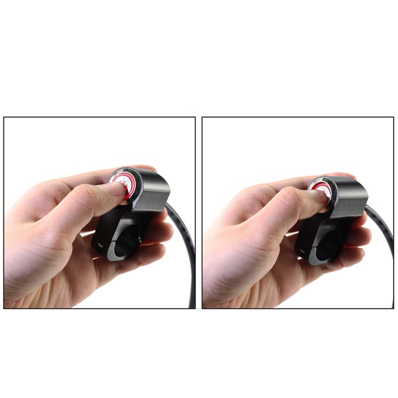 Jeemitery CNC Aluminum Motorcycle Handlebar Switch for 7/8" Bars, 12V
