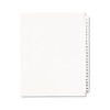 Avery 01330 Avery-Style Legal Exhibit Side Tab Divider, Title: 1-25, Letter, White