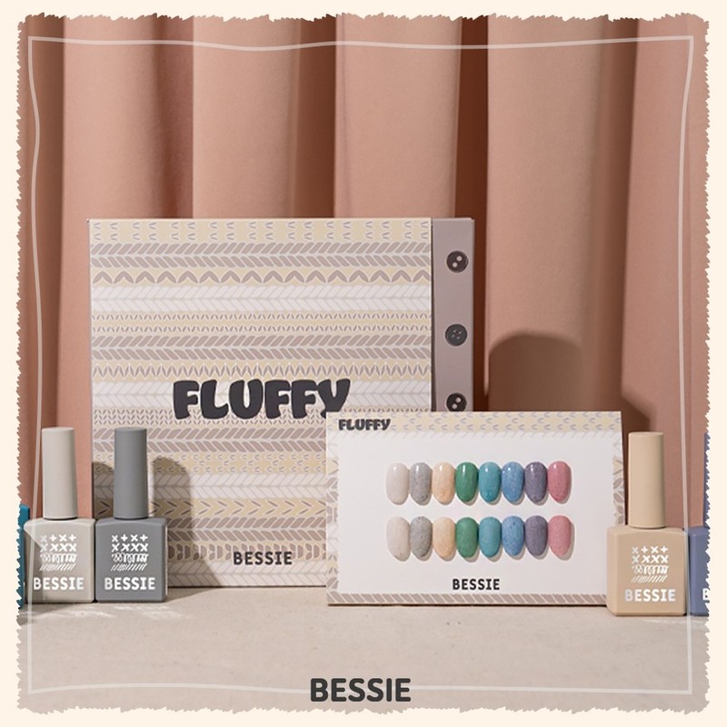 Bessie Fluffy Color Gel 8-piece set / 베씨 플러피 컬러젤