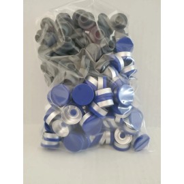 Unbranded 100 PCS 10ml Vials Clear Glass Bottle 20mm Crimp top Flat Bottom HPLC