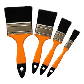 Kit 4 Brochas Pincel Pintar Pintor Uso General Brocha Bd