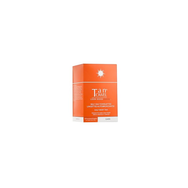 Tan Towel Half Body Tan Dark, 0.25 fl. oz.