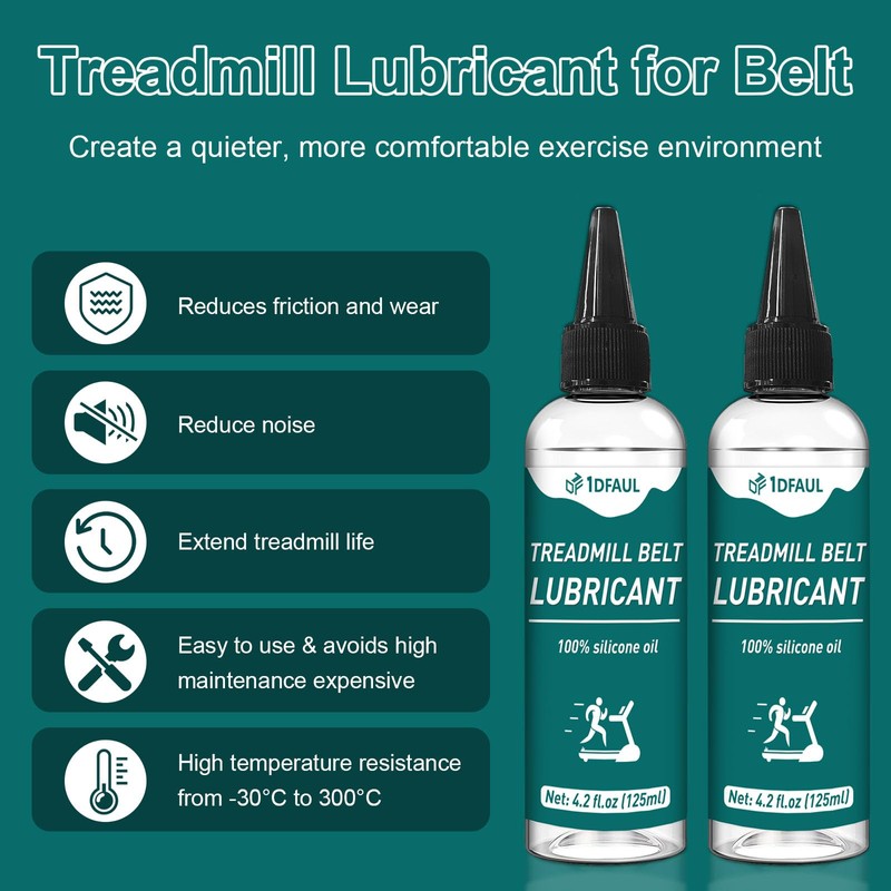 1DFAUL Treadmill Lubricant for Belt, 250ml Silicone Treadmill Oil Belt