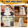 Halloween Light Up Ghost Decorations Indoor, Cute Ghost Middle Finger