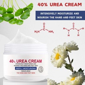 40% Urea Cream, Urea Foot Cream for Cracked Heels And Dry Skin, Foot Care for Deeply Moisturizing & Nourishing, Urea Cream Softens Hand & Foot Skin, Foot Moisturiser for Women & Men, 150g