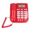 Corded Desktop Phone Wired Fixed Telephone with Big Ringtone Luminous