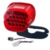OZ-USA FL Red LED Tail Brake Light Compatible with Harley