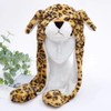 Ear Moving Animal Hat Plush Ears Jumping Pop Up Beating