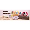 Ribuha 80049-04 2-Way Cushion, Retro Face Dumbo (Total Length: Approx.