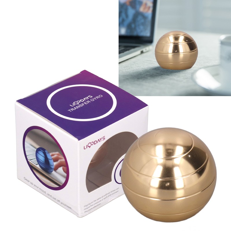 45mm Diameter Gyroscope Ball Alloy Rotating Anxiety Relief Fingertip Decompression
