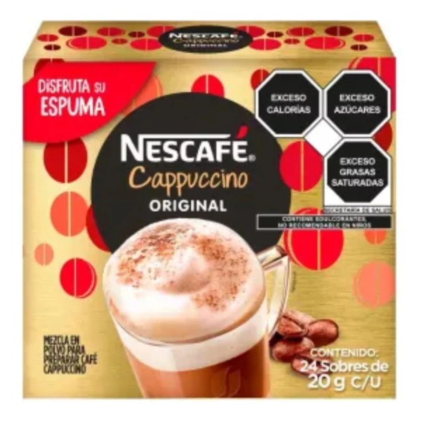 Nescafé Cappuccino Original Nescafé 24 Sobres De 20g C/u