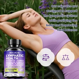 Lymphatic Health Supplement 1300mg, Supports Lymphatic System, Healthy Fluid Balance & Everyday Vitality