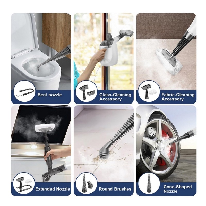 TICYACK Handheld Steam Cleaner, Steam Cleaner with 16 PCS Accessory