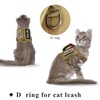 Tactical Cat Harness for Walking Escape Proof, Soft Mesh Adjustable