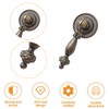 MOROBOR Antique Pendant Pulls, 4pcs Tear Drop Knobs Zinc Alloy