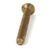 Sourcingmap M4 x 30mm Brass Bolts Machine Phillips Countersunk Screws