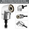 Bogoro Angle Screwdriver Attachment for Cordless Screwdriver 105° Angle Screwdriver