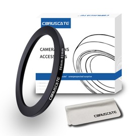 86mm to 82mm Camera Filter Adapter Ring,86mm-82mm Lens Adapter Metal Filter Rings Compatible All 86mm Size Lens and 82mm Thread Size Camera Accessory+1pcs Lens Cleaning Cloth.
