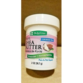 De La Cruz 100 % SHEA BUTTER/MANTECA DE KARIFE 2 oz For Rough skin. Para piel seca y áspera
