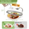 Microwave Splatter Cover with Water Steamer for Food - 10