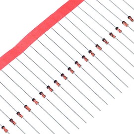 (Pack of 100pcs) 1N4148 High-Speed Switching Diode 200mA 100V DO-35/DO-204AH 4148 200 milliamp 100 Volt Electronic Silicon Diodes