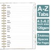Address Book with Alphabetical Tabs - Telephone & Address Book