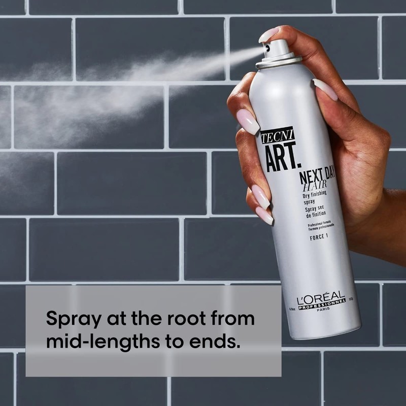 L'Oréal Professionnel Paris Next Day Hair - Texture Hairspray, Provides