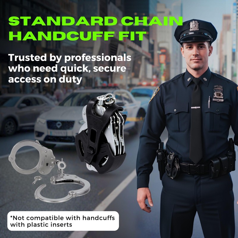 Handcuff Holder with Key Slot - Handcuff case for Duty