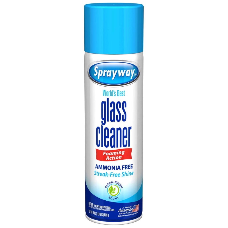 Sprayway Glass Cleaner 19 oz. Cans 12 Pack
