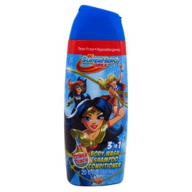 Superhero Girls Body Wash 3-In-1 20 Ounce Power Punch